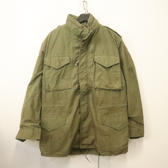 Q951 80sビンテージ U.S.ARMY M-65 フィールドジャケット■1980年代製 表記Mサイズ グリーン 緑 ミリタリー アメカジ ストリート 古着 激安拍卖