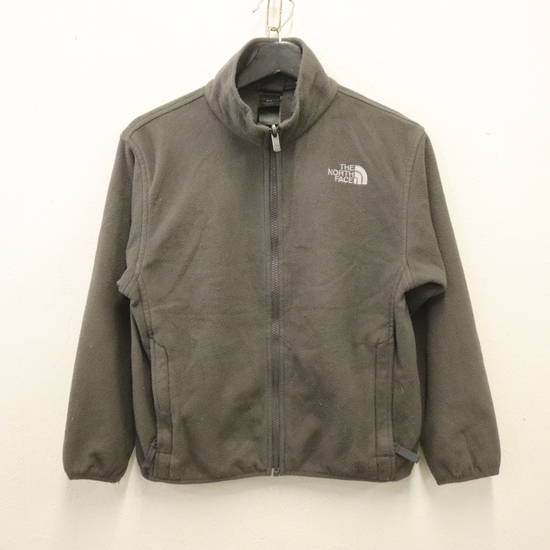 a939 2000年代製 THENORTHFACE ノースフェイス フリースジャケット■00s 表記Mサイズ ボーイズ グレー 古着 アメカジ ストリート 90s 80s拍卖