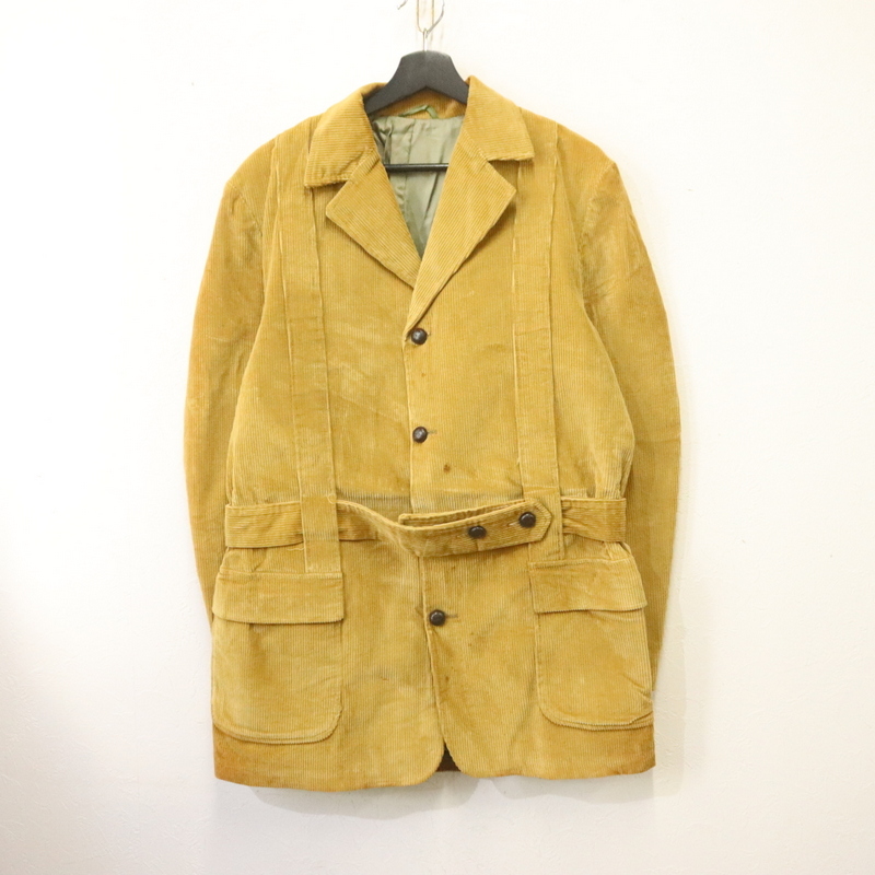 r479 60sビンテージ L.L.Bean エルエルビーン コーデュロイテーラードジャケット ノーフォーク■1960年代製 表記40 ブラウン 筆記体タグ 拍卖