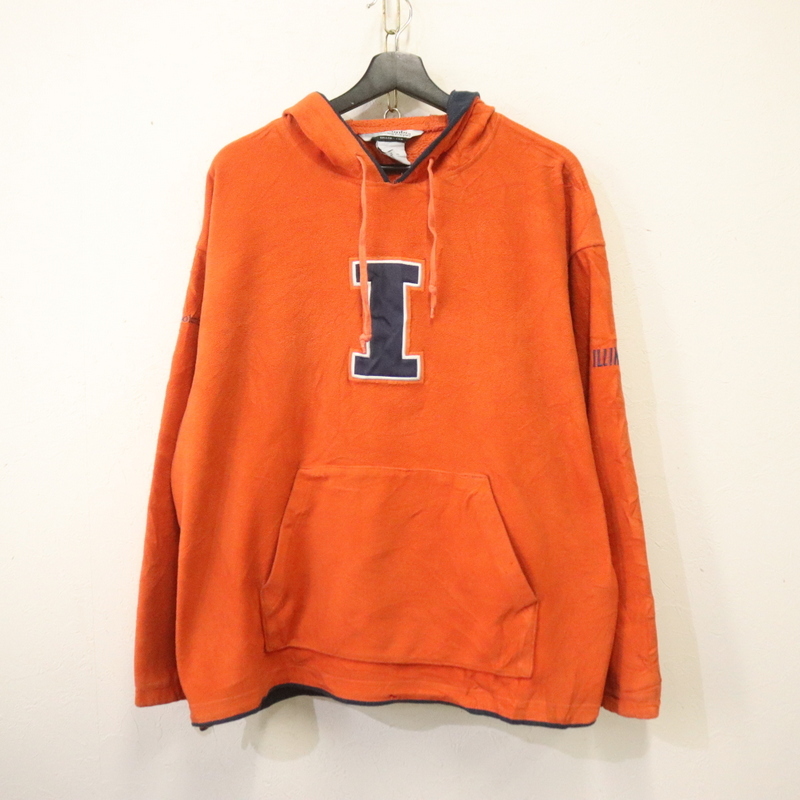 R833 2000年代製 Colombia コロンビア フリースパーカー■00s 表記XLサイズ オレンジ フーディー アメカジ ストリート 古着 古着卸 激安拍卖