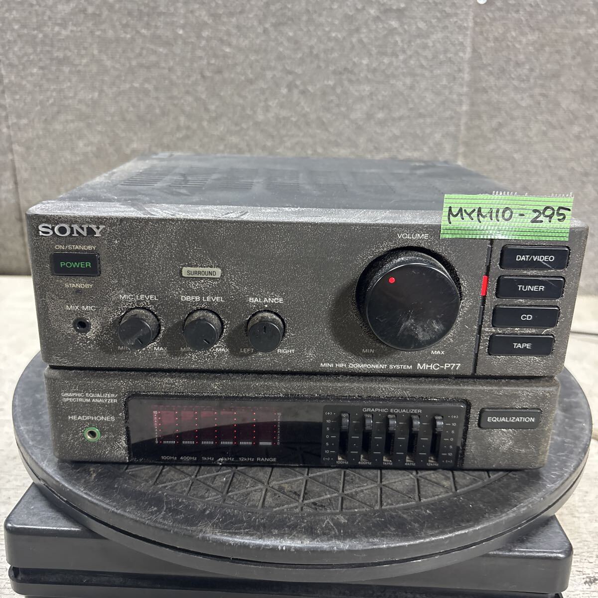 MYM10-295 激安 SONY TA-P77 INTEGRATED STEREO AMPLIFIER 通電、電源オン、オフOK 中古現状品 ※3回再出品で処分拍卖