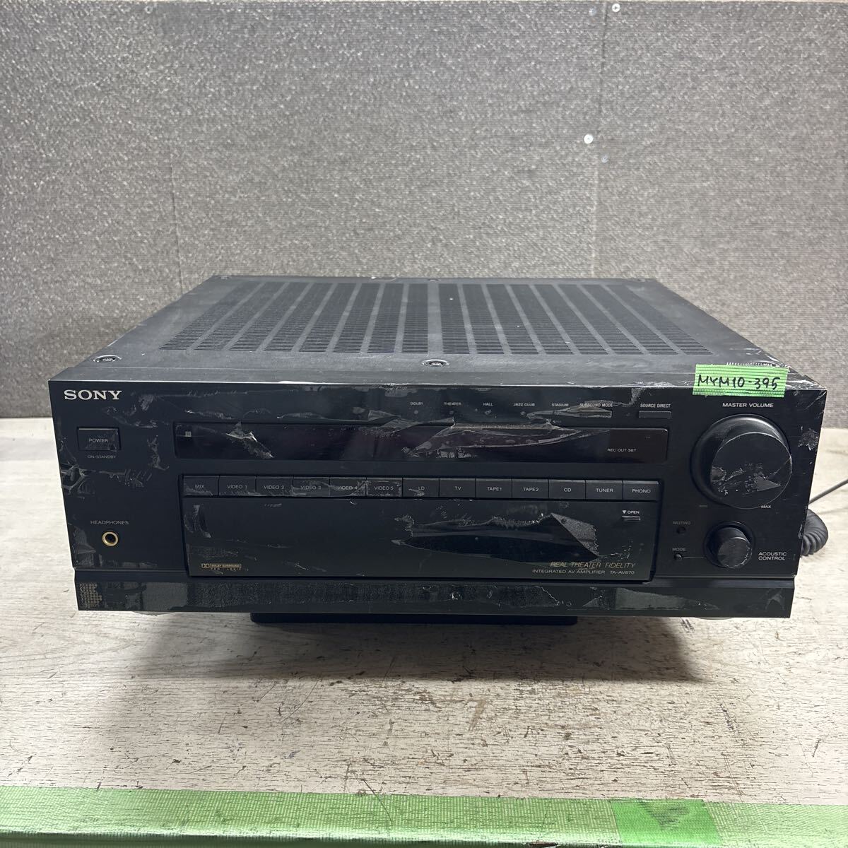 MYM10-395 激安 SONY TA-AV670 INTEGRATED AV AMPLIFIER 通電NG 中古現状品 ※3回再出品で処分拍卖