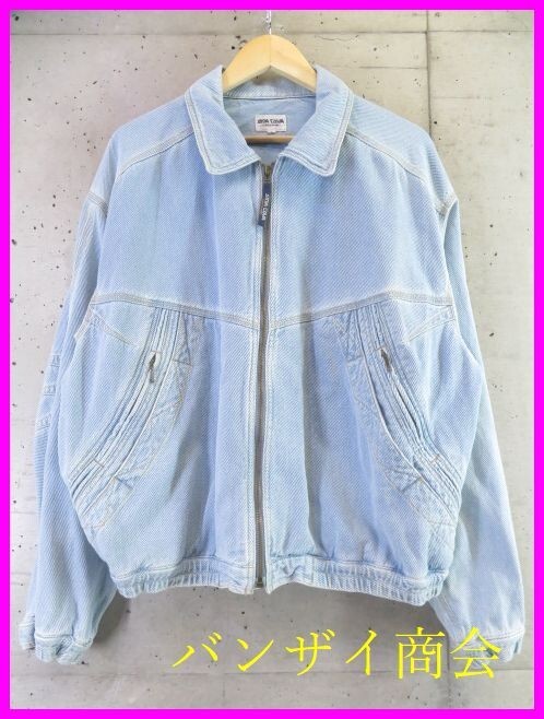 3101b7◆日本製◆SINA COVA シナコバ デニムジャケット ブルゾン L/スイングトップ/ハリントン/ポロシャツ/ニットセーター/パンツ/ゴルフ拍卖