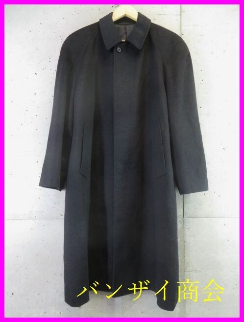 4101b18◆美品です◆カシミヤ100%◆ZEE TRUST ステンカラーコート M/ロングコート/ジャケット/スーツ/ブレザー/トラッド/ビジネス/メンズ拍卖