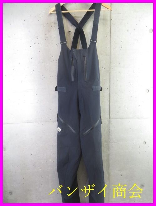 5101b2◆美品です◆DESCENTE デサント 中綿ダウン オーバーオールパンツ M/ジャージパンツ/ジャケット/ウインドブレーカー/スポーツ拍卖
