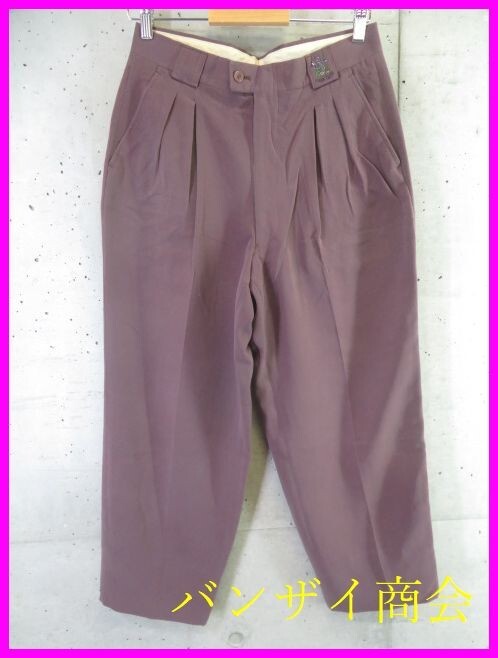 5201b21◆日本製◆79cm◆GREENCLUBS グリーンクラブ ゴルフ柄 スラックスパンツ/ジャケット/ポロシャツ/カステルバジャック/ニットセーター拍卖