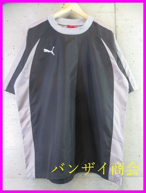 【送料300円可】001c122◆良品です◆PUMA プーマ 半袖ウィンドブレーカー L/ナイロンジャージジャケット/ゴルフ/ブルゾン/パンツ拍卖