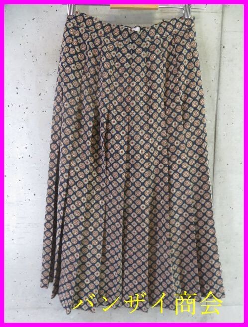 7201b20◆美品です◆66cm◆BURBERRYS バーバリー 総柄 フレアーロングスカート 38/パンツ/ジャケット/コート/ワンピース/シャツ/ブラウス拍卖