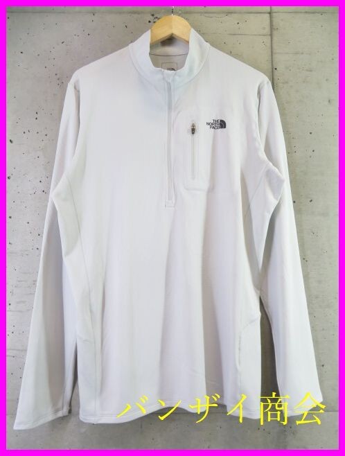 【送料300円可】9201b18◆吸汗速乾◆THE NORTHFACE ノースフェイス ハーフジップ 長袖シャツ XL/カットソー/アウトドアジャケット/パンツ拍卖