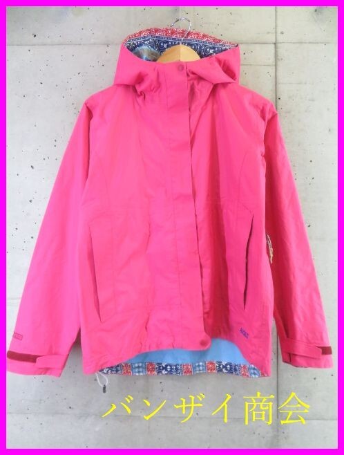 9201b33◆良品です◆AIGLE エーグル アウトドア ストームジャケット M/マウンテンパーカー/シェルパーカー/シャツ/パンツベスト/レディース拍卖