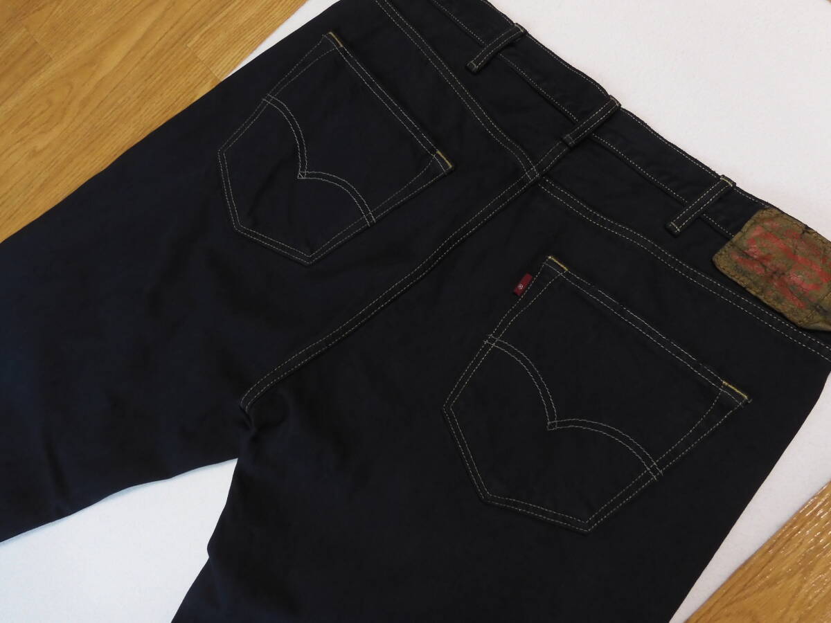 LV2■Levi's 501 ブラック 製品染め パンツ (38)拍卖