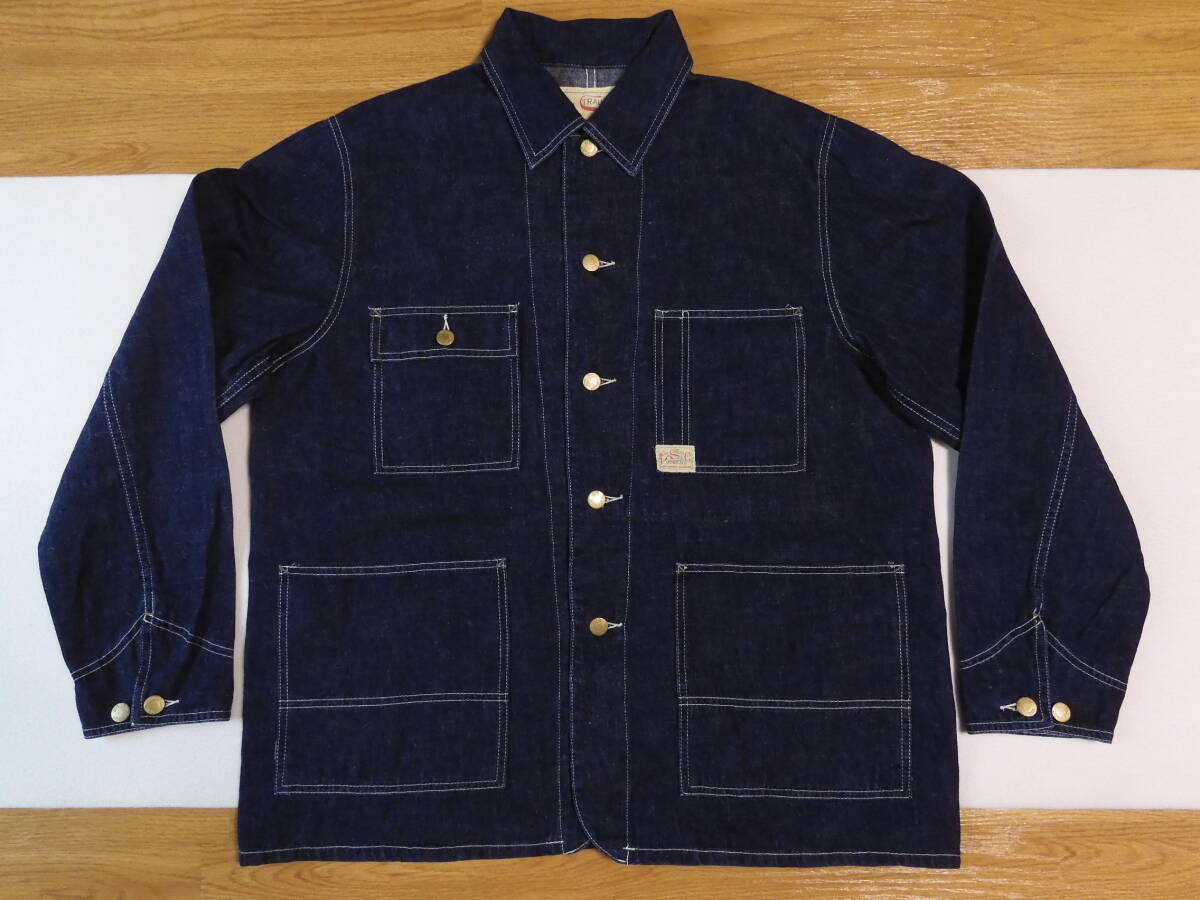 90's LEVI'S デニム カバーオール (JAPAN/XL) / ビンテージ 復刻 / 1st 2nd 3rd拍卖