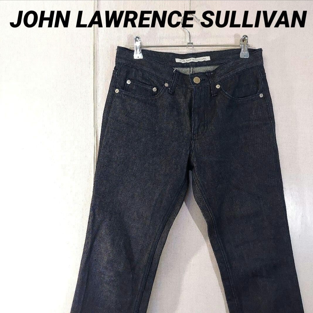 古着 ジョンローレンスサリバン インディゴデニム スリムストレート ソリッド S相当 ジーンズ拍卖