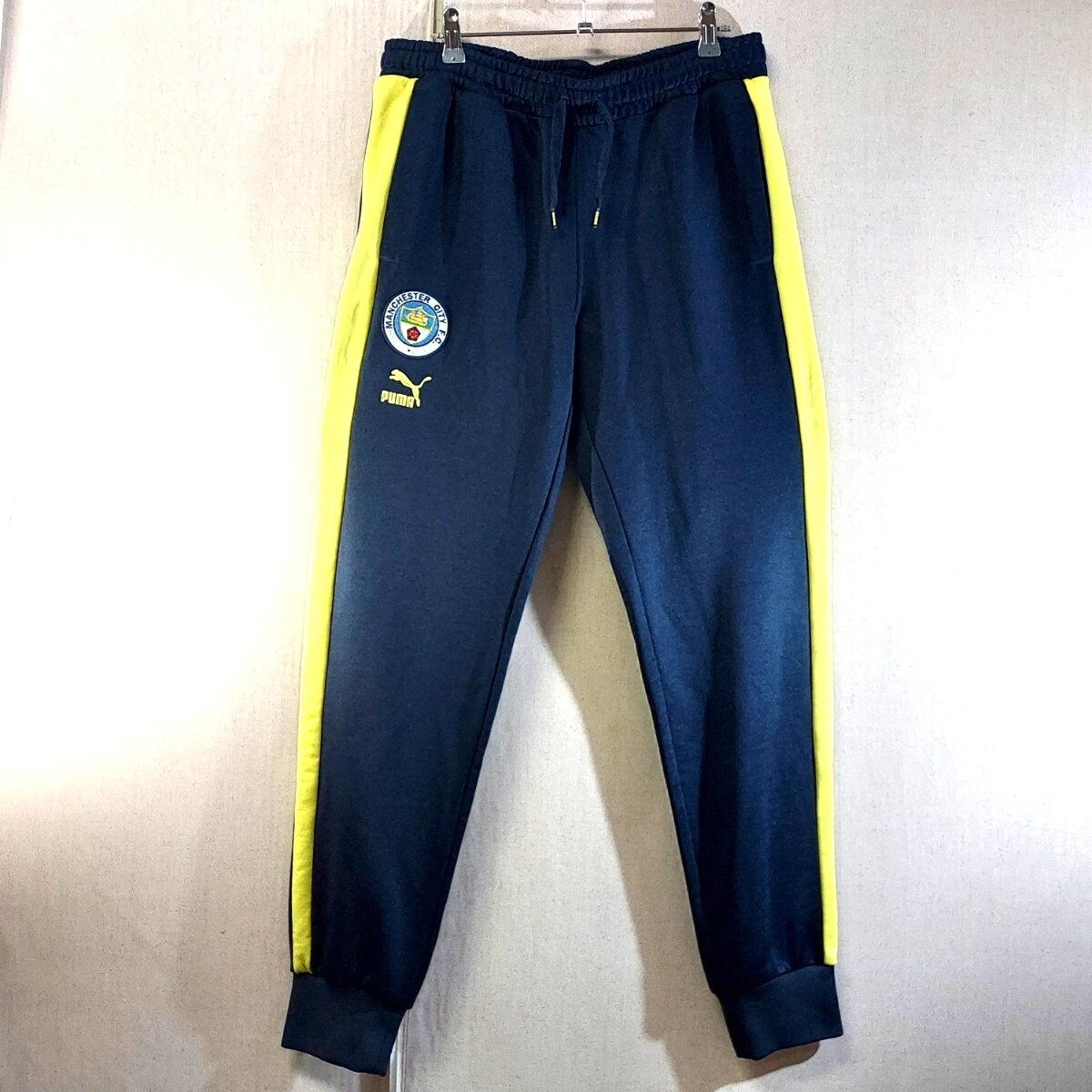 古着 プーマ PUMA ジャージ トラックパンツ サッカー プレミアリーグ マンチェスター シティモデル ネイビー拍卖