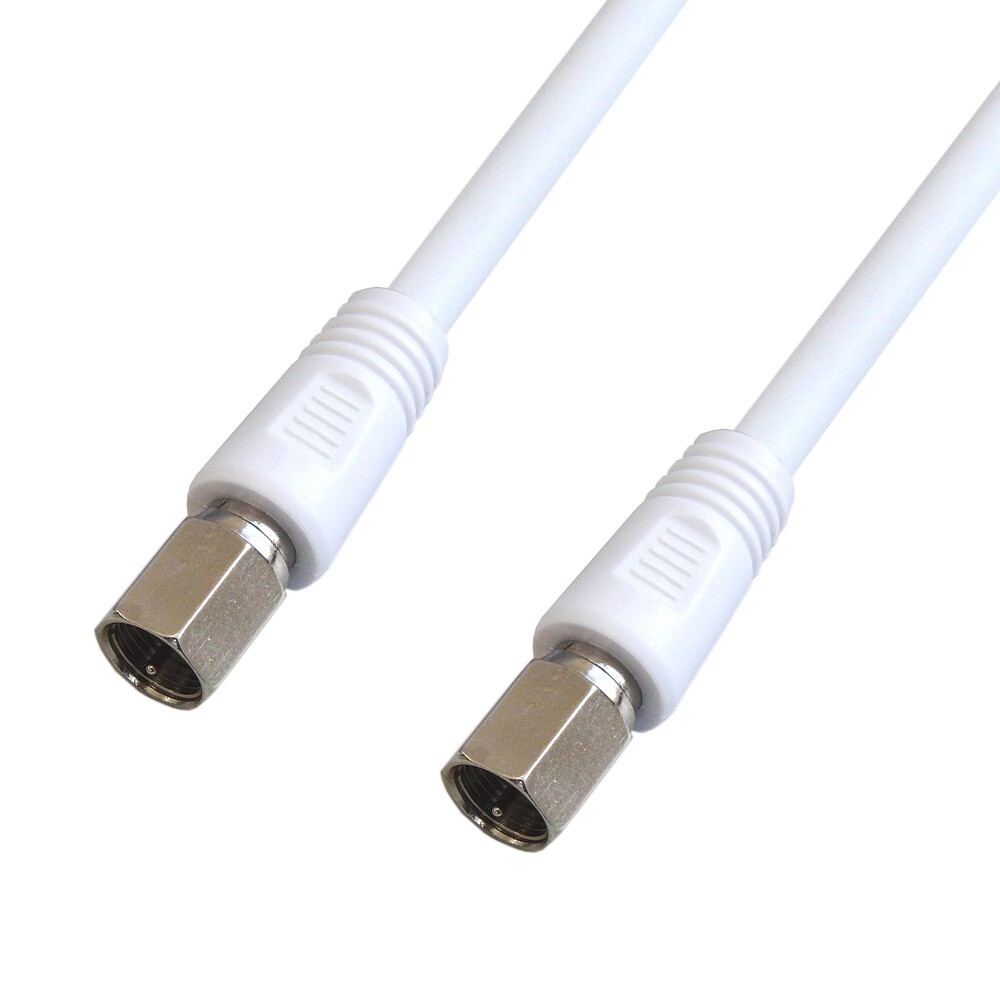 S5CFBアンテナケーブル 5m ホワイト 地上デジタル対応75Ω S5C-KFF-50G 爆買拍卖