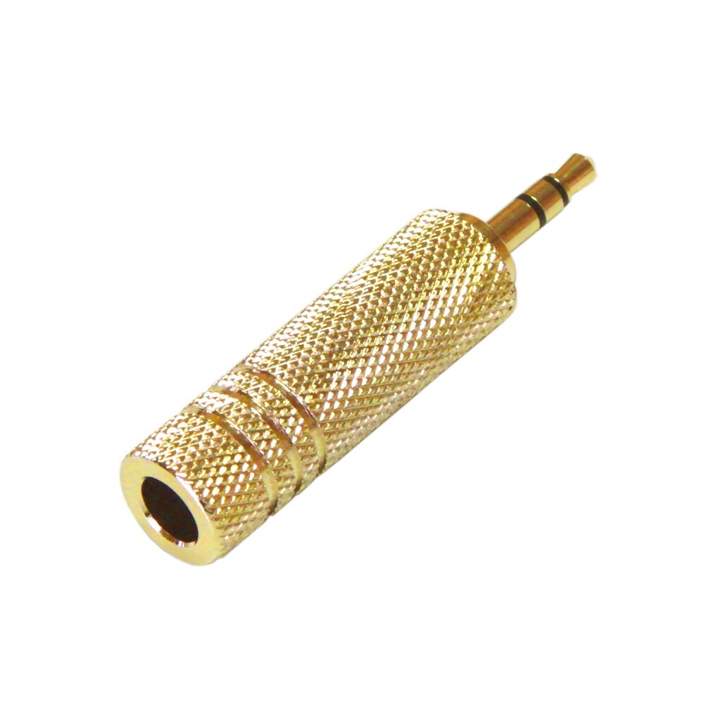 6.3mm ステレオ標準プラグ → 3.5mm ステレオミニプラグ 変換プラグ PLG-N5505拍卖