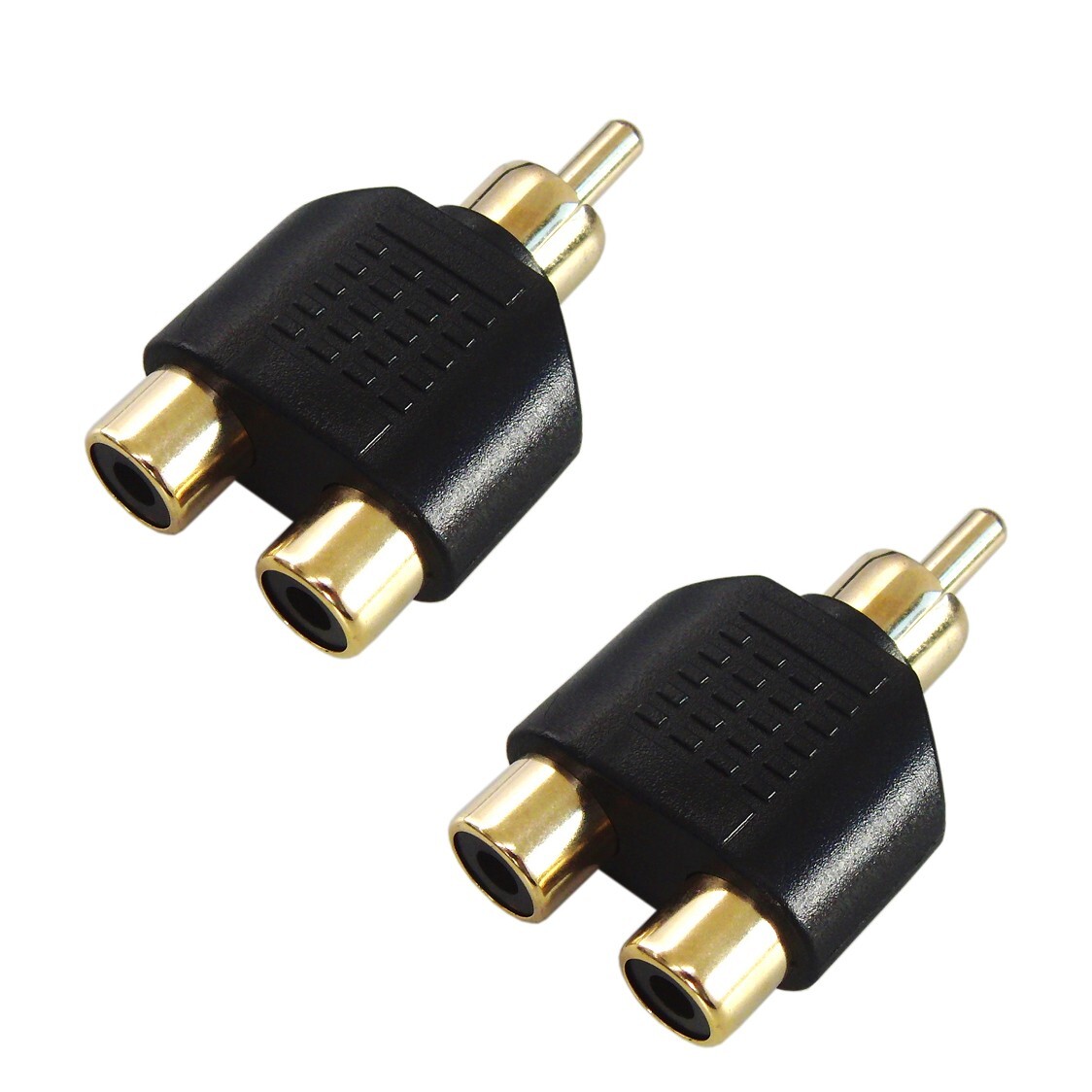 ピン(RCA)端子 2分配プラグ 2個セット C-101 爆買拍卖