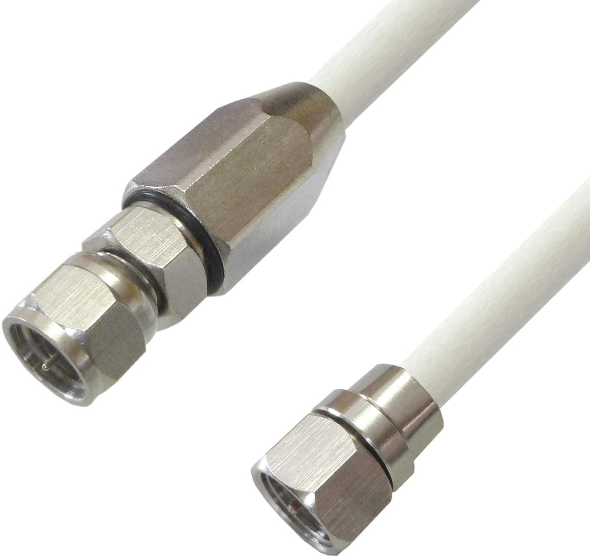4K8K放送対応 S4CFBAL 同軸ケーブル15m ホワイトグレー 両端加工済み S4CFBAL-15WP 爆買拍卖