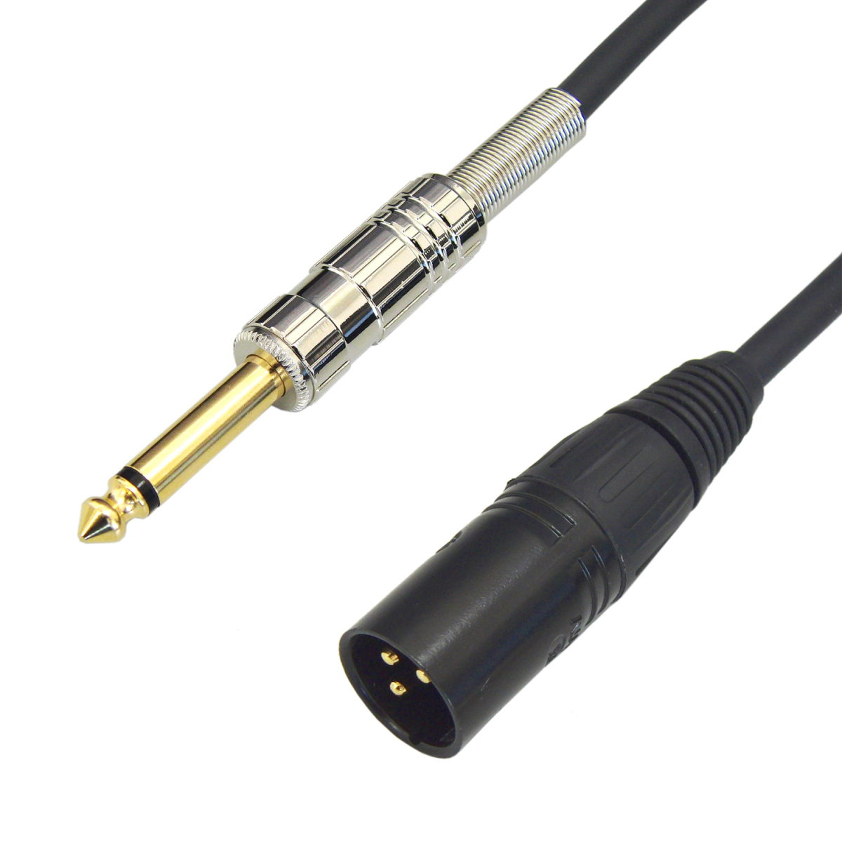 F-Factory 6.3mm TS フォーン(標準)プラグ (オス) - XLR(オス) 変換ケーブル 1.5m FNT-XT-16015M 爆買拍卖