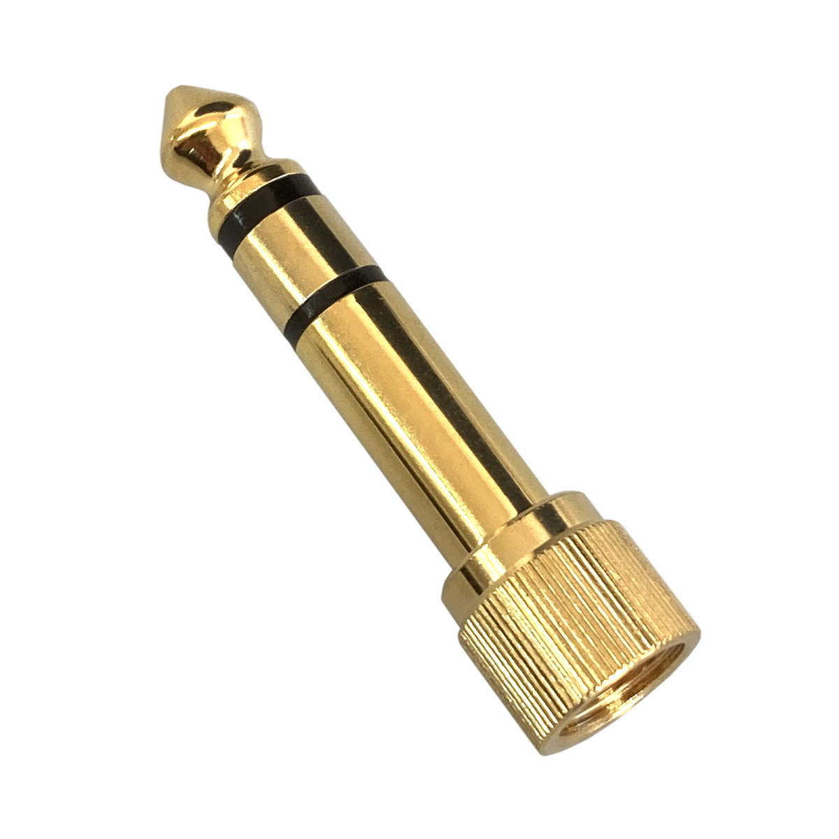 フジパーツ ステレオミニプラグ→ステレオ標準プラグ変換プラグ スクリュー付き 3.5mm(メス) - 6.3mm(オス) /PLG-N9909拍卖