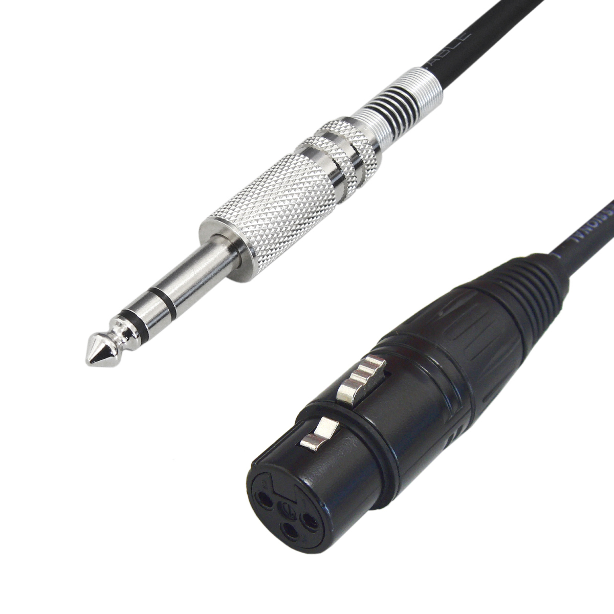 F-Factory 6.3mm TRS フォーン(標準)プラグ (オス) - XLR(キャノンプラグ) (メス) 変換ケーブル 1.5m FNT-XT-76015S拍卖