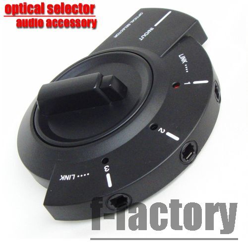 光デジタルセレクター 3入力1出力 光角型 ブラック C-055拍卖