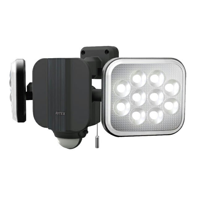 ライテックス(RITEX)14W×2灯(ハロゲン600W相当)フリーアーム式LEDセンサーライト(LED-AC2028) LEDAC2028 爆買拍卖