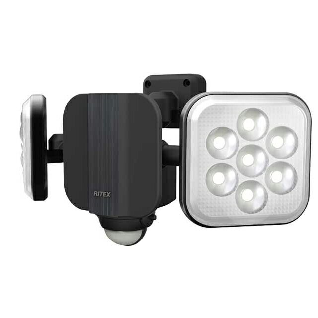 ライテックス(RITEX)11W×2灯(ハロゲン400W相当)フリーアーム式LEDセンサーライト(LED-AC2022) LEDAC2022 爆買拍卖