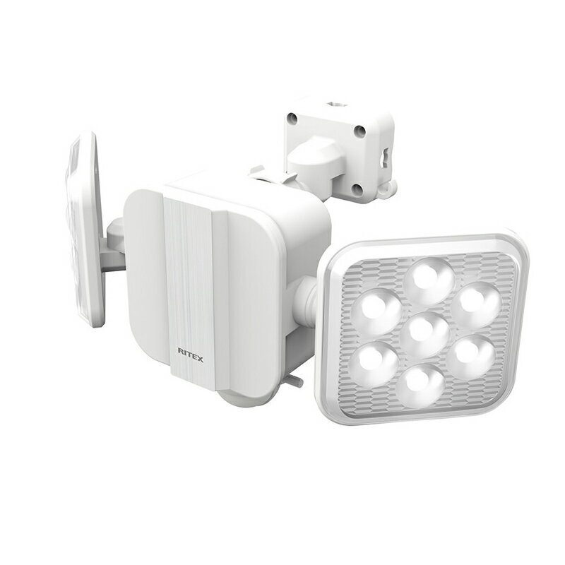 ライテックス(RITEX) 5W×2灯 フリーアーム式LED乾電池センサーライト LED-270/LED270 爆買拍卖
