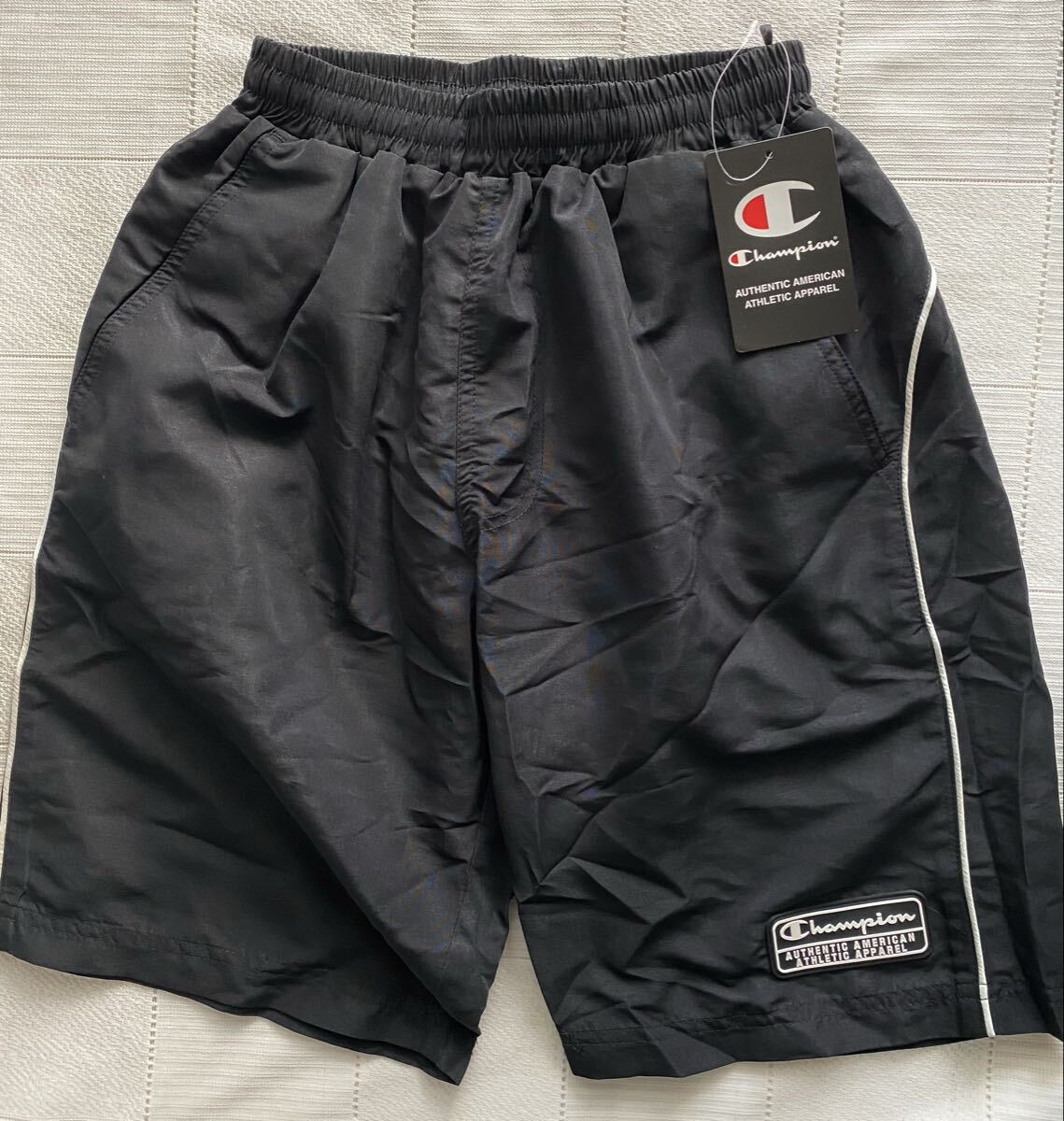 新品160 Champion チャンピオン 水着 黒 男の子用 即決拍卖