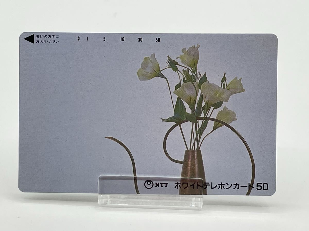 未使用品 ホワイトテレホンカード 50度数拍卖