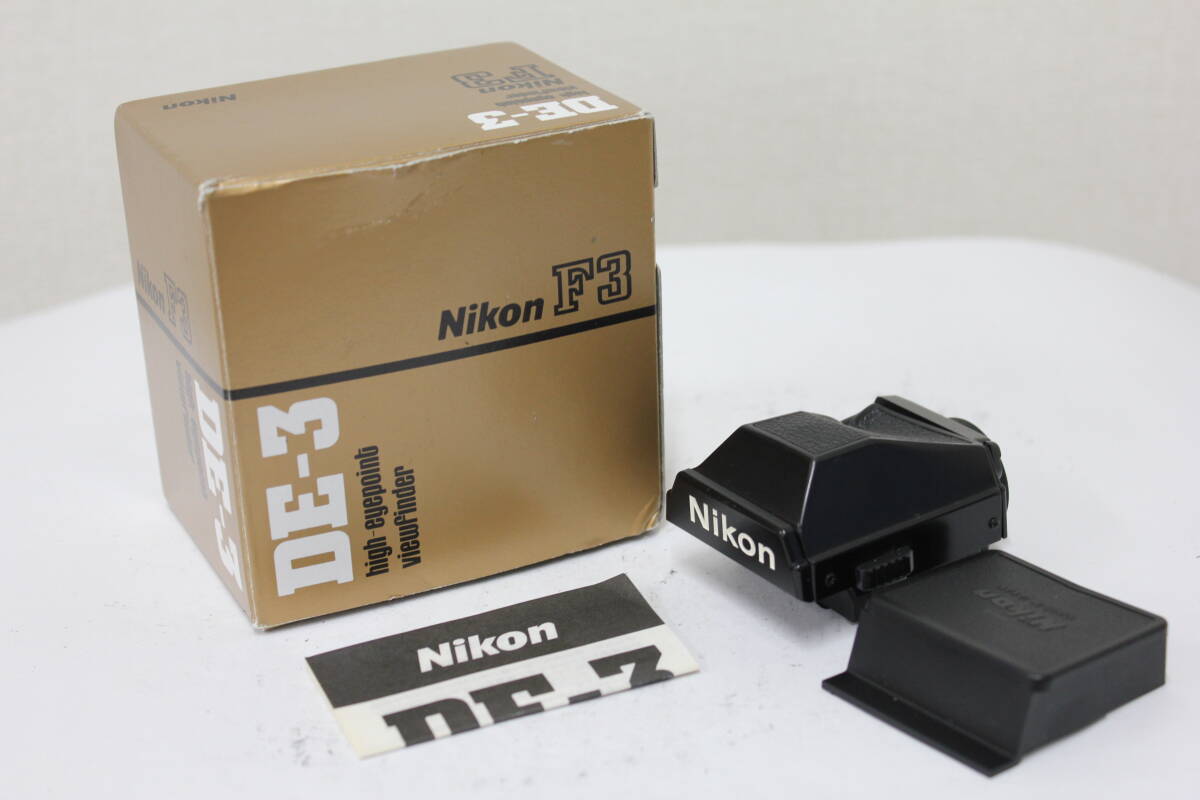 【返品保証】 【元箱付き】 ニコン Nikon DE-3 F3用 ハイアイポイントファインダー e3418拍卖