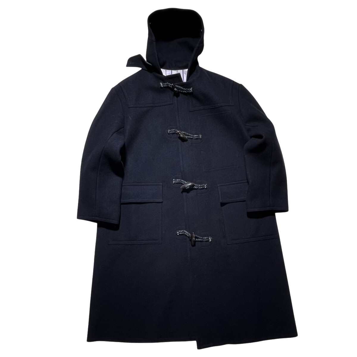 FW92 y's for men 縮絨 メルトン ダッフルコート ブラック 黒 ヨウジヤマモト拍卖