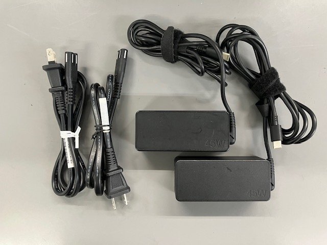 ThinkPad用 45W Type-C AC ADPTER 2個SET 通電OK品 ADL45YLC2D 02DL121 99172拍卖