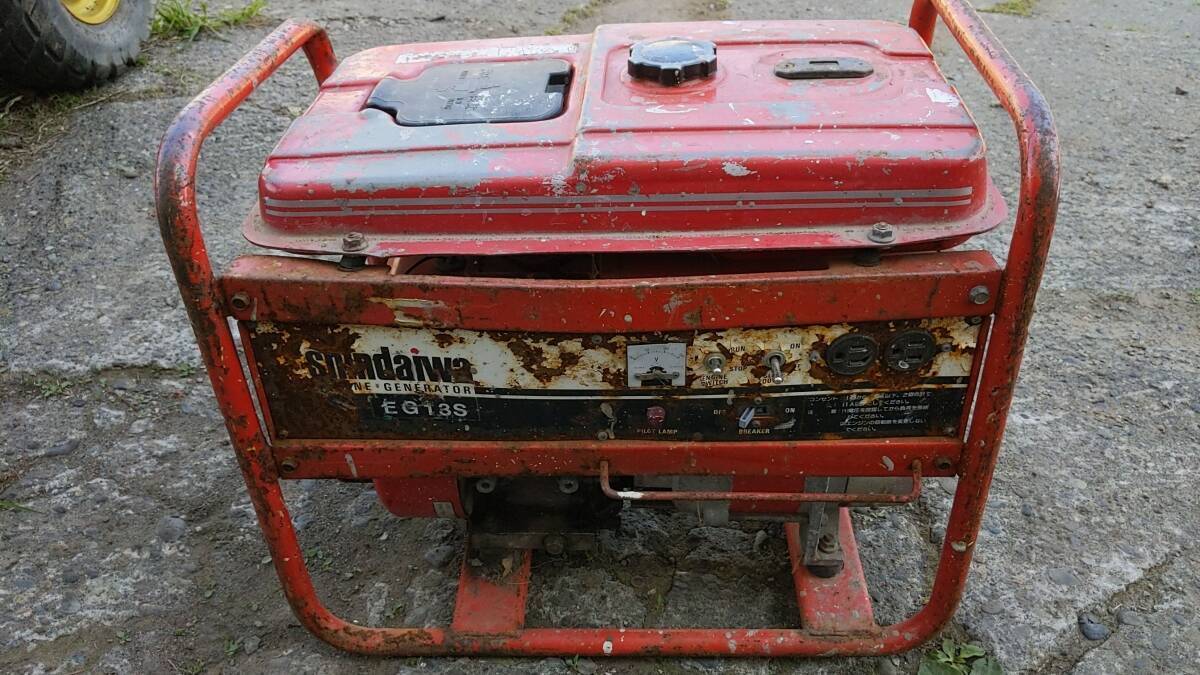 札幌★発電機 EG13S 新ダイワ ロビン EY15 エンジン ★拍卖