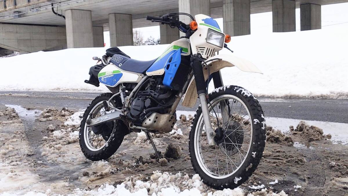 全国発送可★カワサキ KLR250 KL250D 動画有 KL250R★交換 下取り上取り可札幌拍卖