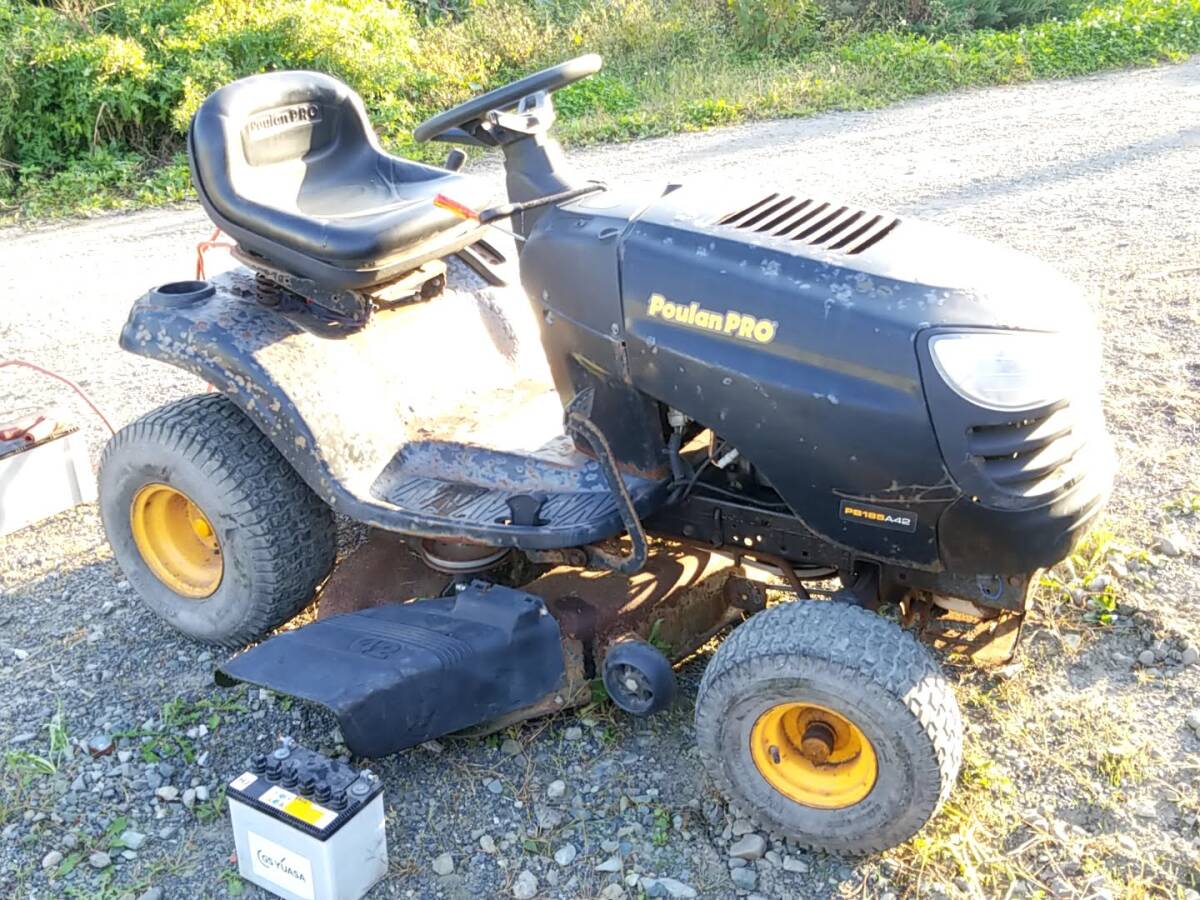 ★乗用草刈機 芝刈機 POULAN PRO PB185 ジョンディア ハスクバーナ ★交換 下取り上取り可札幌拍卖