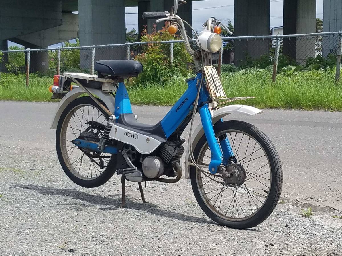 全国発送可★ホンダ ノビオ PM50 青 ジャンク ビンテージ アンティーク 50's 60'S 70's 80's★交換下取り上取り可札幌拍卖