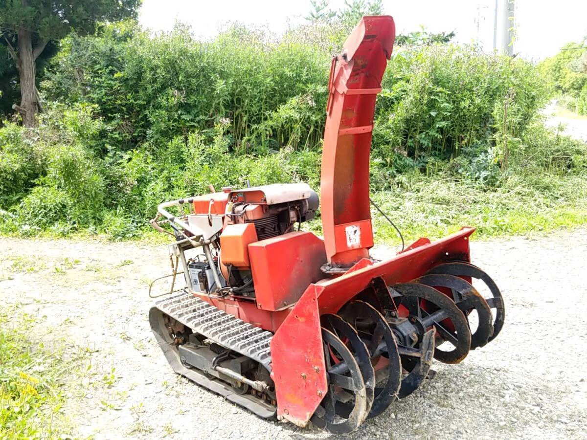 除雪機★動作OK 三菱 大型 MSR1100H ガソリン 15馬力 動画有★交換 下取り上取り可札幌拍卖