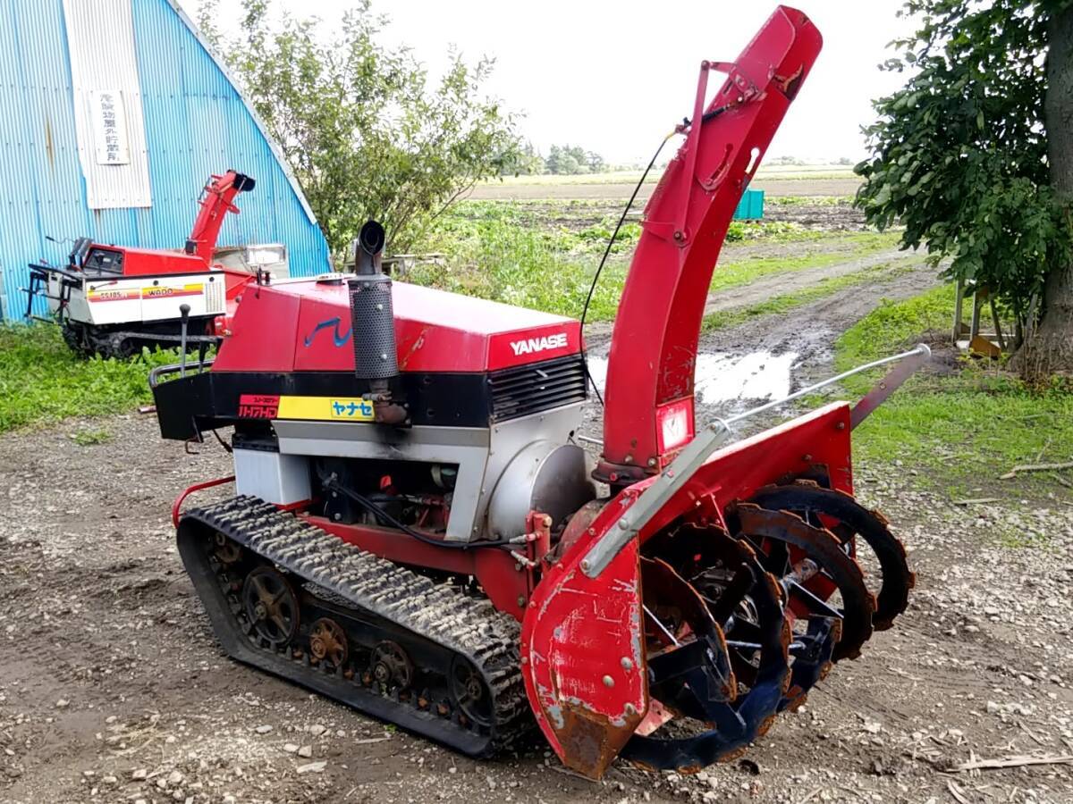 除雪機★ヤナセ 大型 11-17HD いすずディーゼル17馬力 動画有★交換 下取り上取り可札幌近郊拍卖