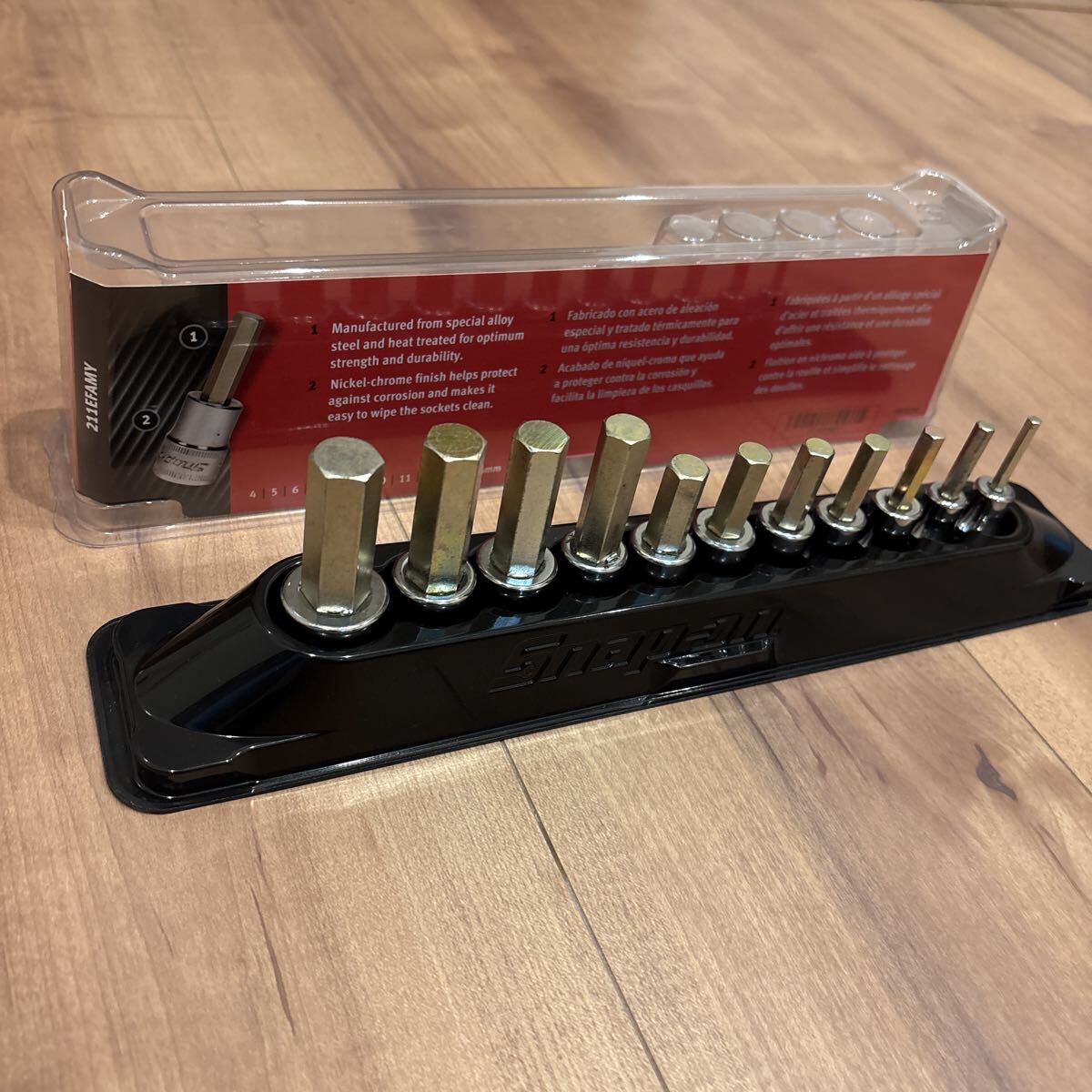 スナップオン Snap-on ヘックスソケットセット 差込角3/8 211EFAMY 拍卖