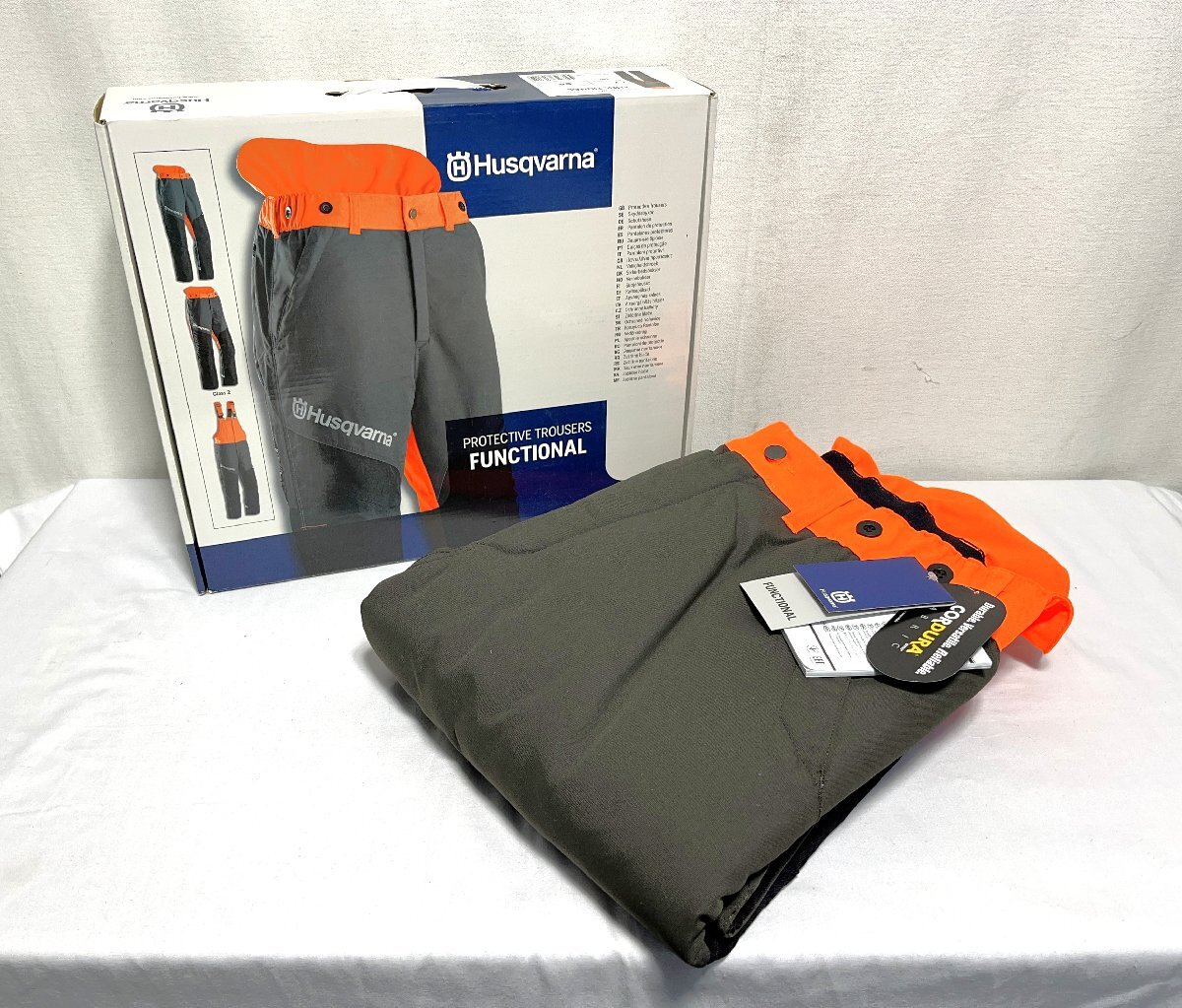 ▽Husqvarna ハスクバーナ 防護ズボン PROTECTIVE WAIST TROUSERS FUNCTIONAL 5950008-54 サイズ:54 未使用▽012660拍卖