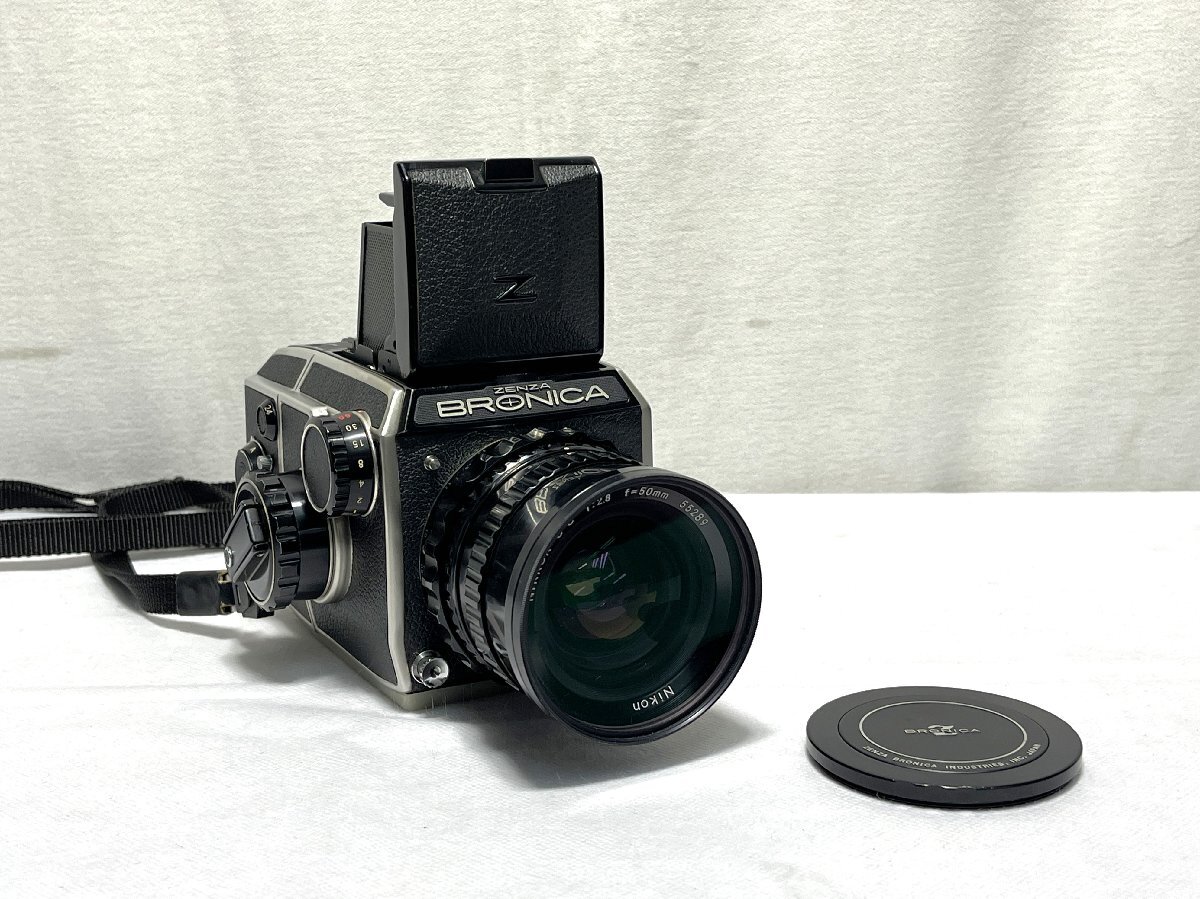 ▽ZENZA BRONICA EC 中判 カメラ レンズ:NIKKOR-O・C 1:2.8 f=50mm ジャンク・動作未確認▽013200拍卖