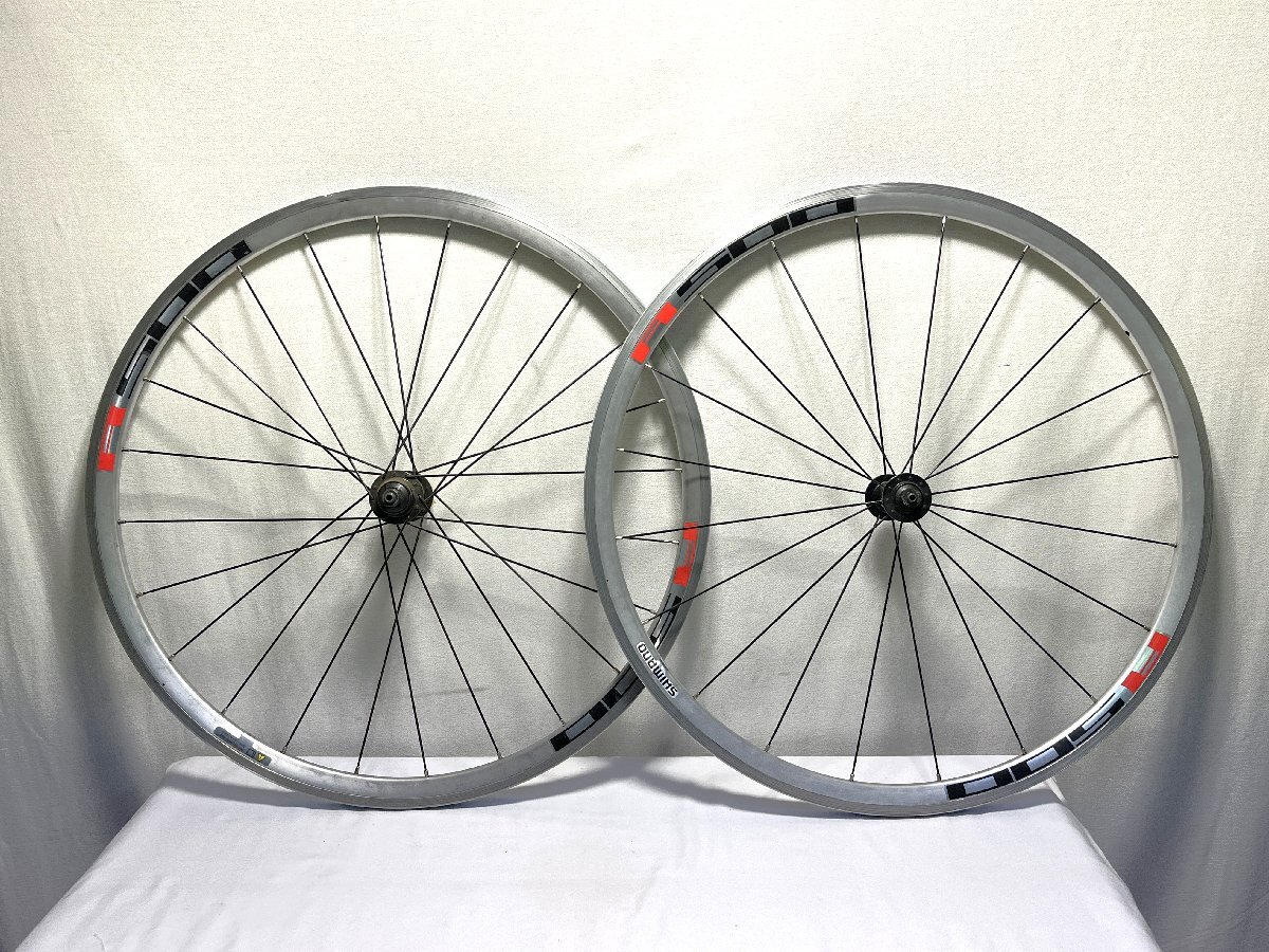 ▽SHIMANO シマノ WH-R501 ロードバイクホイール 前後セット ジャンク▽013243拍卖