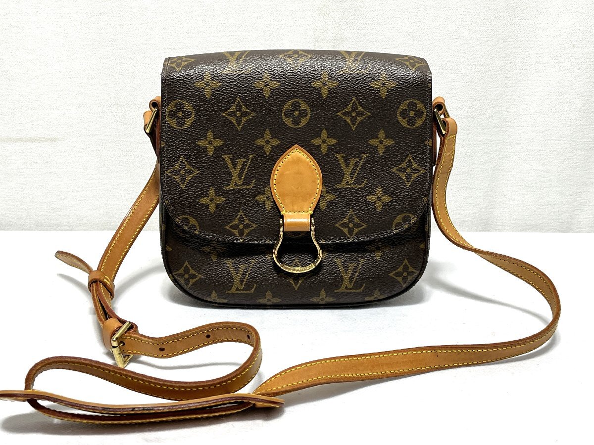 ▽LOUIS VUITTON ルイ・ヴィトン モノグラム サンクルーMM ショルダーバッグ M51243 中古▽012514拍卖