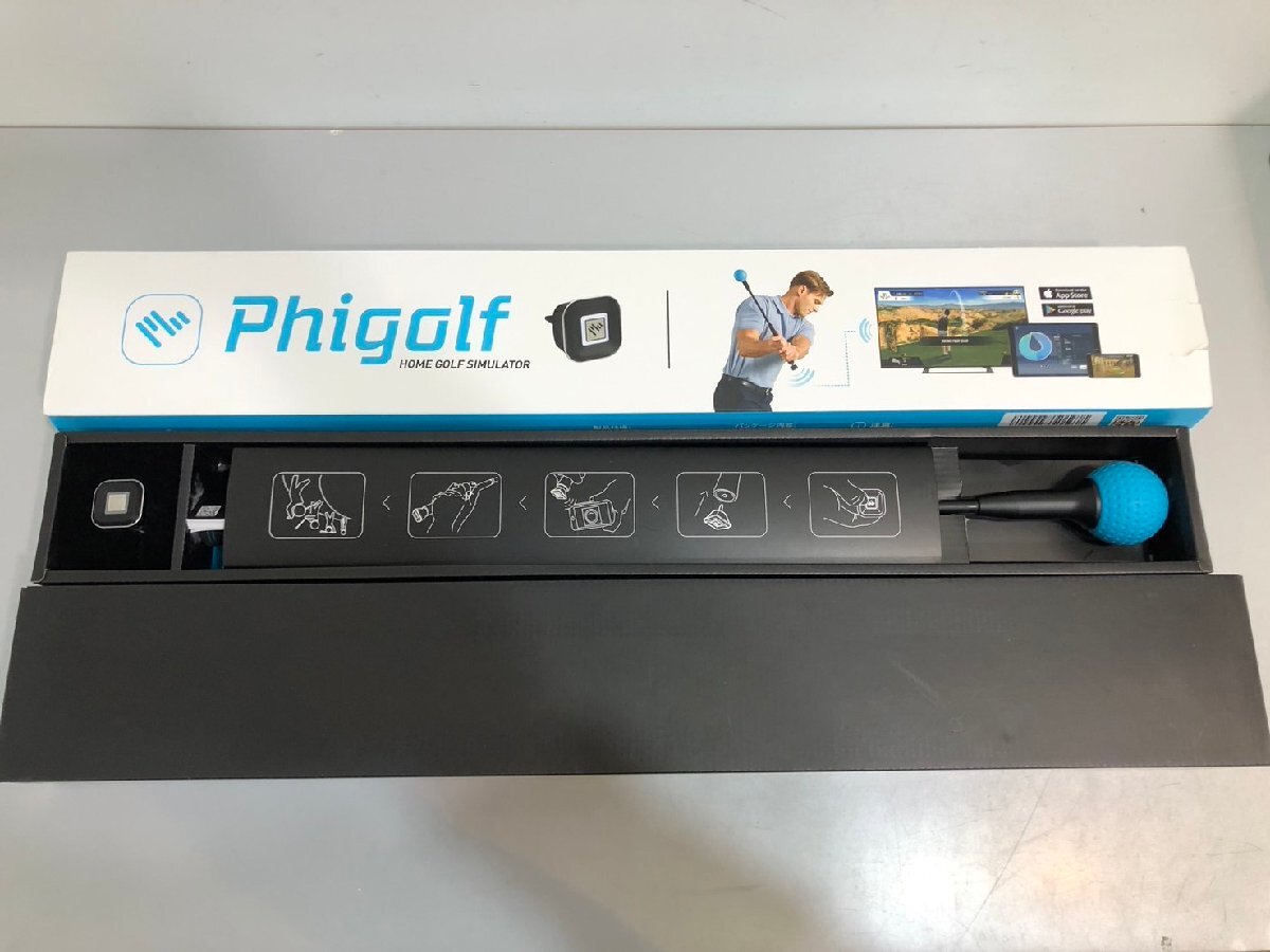 ◆Phigolf ファイゴルフ ゴルフ練習器 ゴルフシミュレーター スイング練習器具 中古◆15787★拍卖