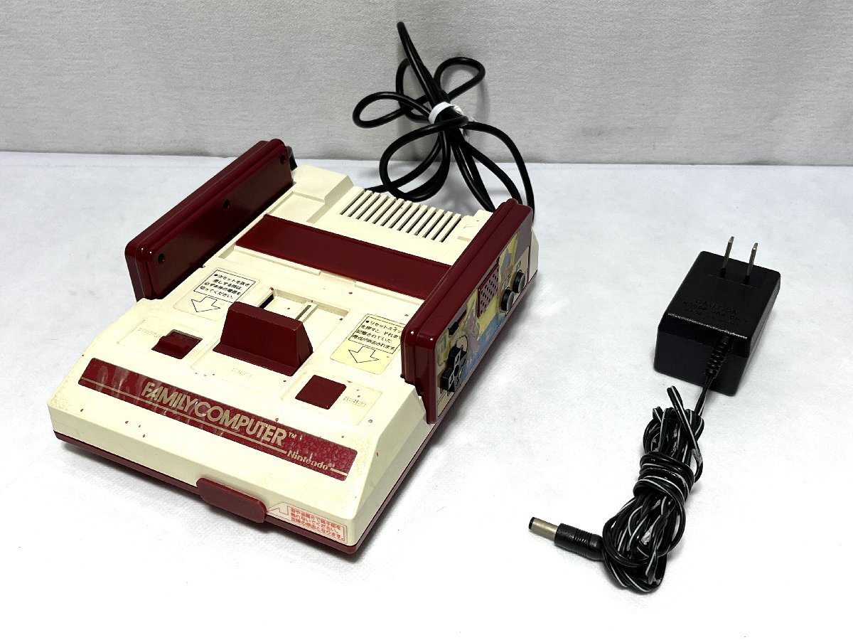 ▽任天堂 ファミリーコンピューター HVC-001 本体のみ ジャンク(作未確認・ACアダプター断線あり)▽011181拍卖