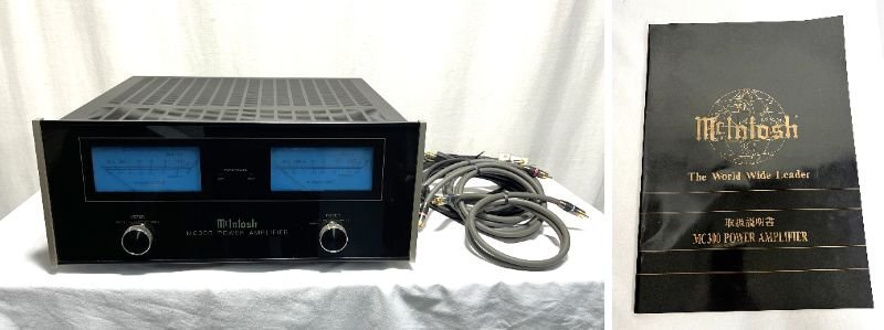 ▽引取限定 取引条件あり McIntosh マッキントッシュ MC300 POWER AMPLIFIER ステレオ パワーアンプ 中古・現状品・通電のみ▽012628拍卖