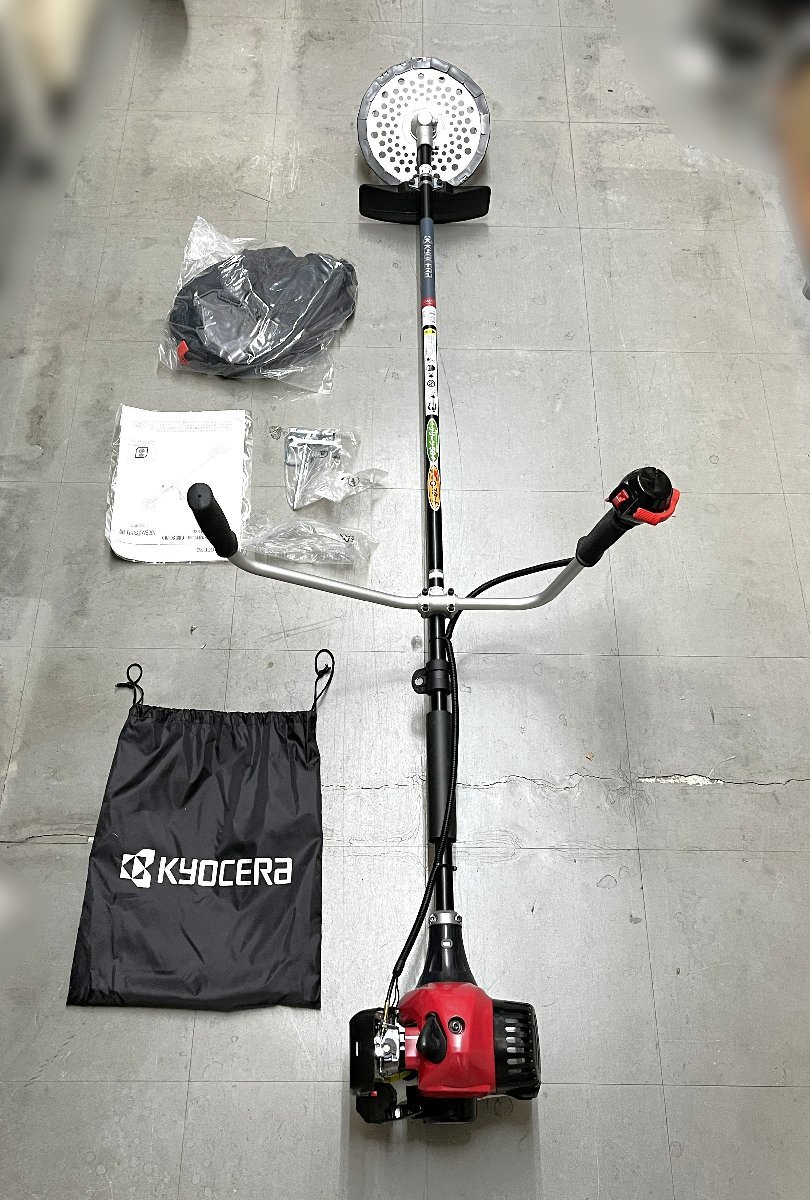 ▽引取限定 取引条件あり 京セラ エンジン刈払機 EKM270A 左右非対称 排気量:25.6mL 未使用▽012726拍卖