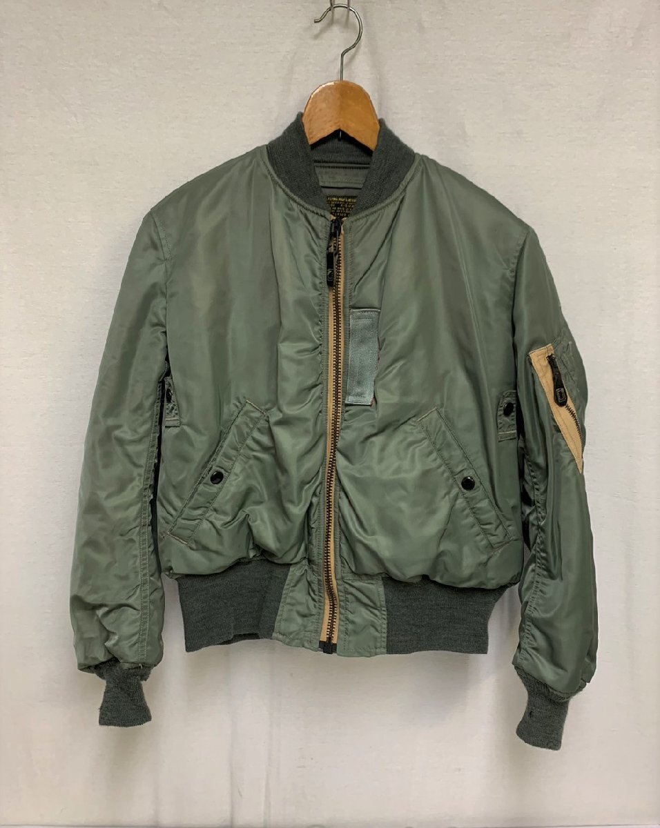 ▽THE REAL McCOY'S リアルマッコイズ MA-1 サイズXS フライトジャケット MIL-J-8279A アルバートターナー 中古(袖・裾に破れ)▽007999拍卖